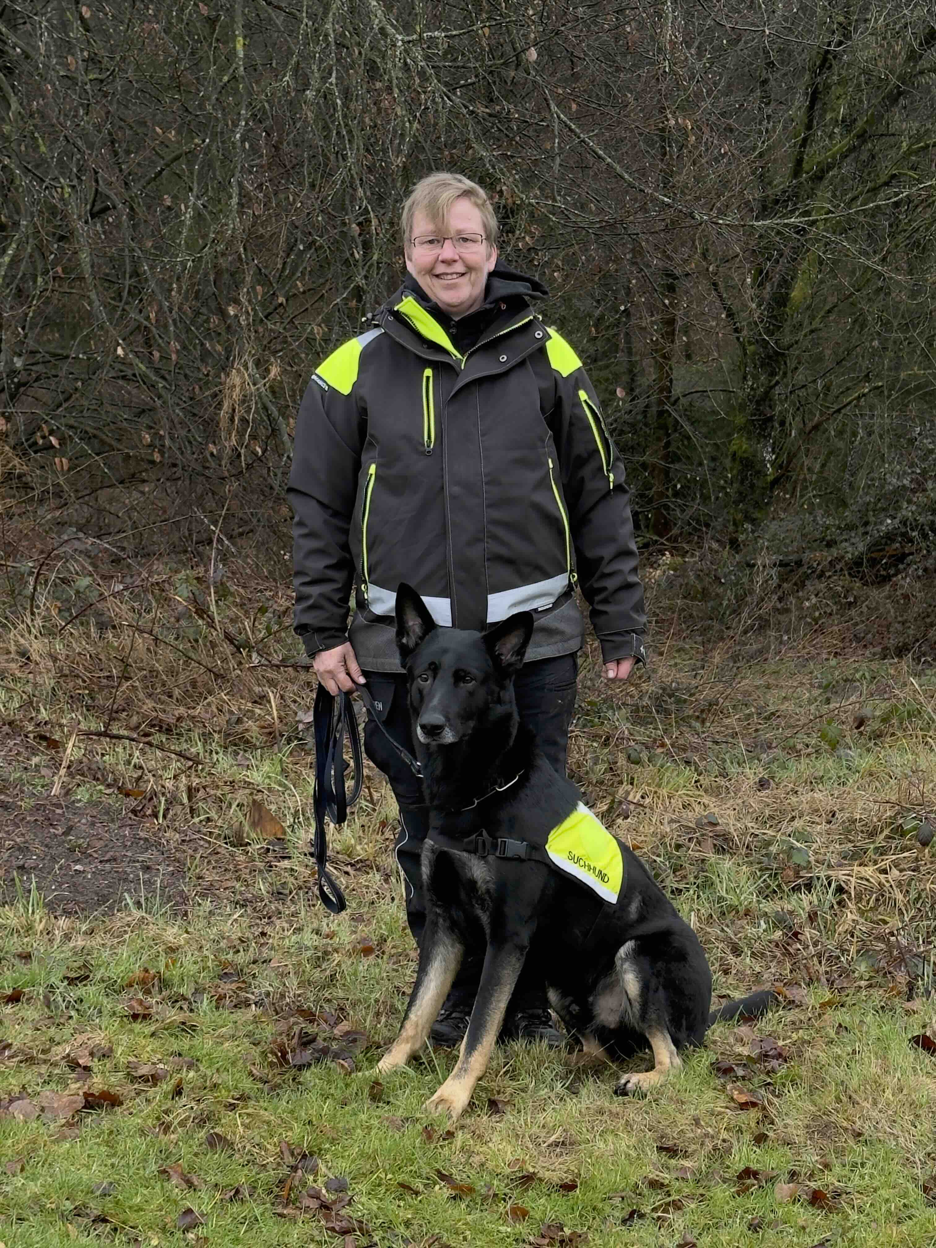 Corina mit Dexter